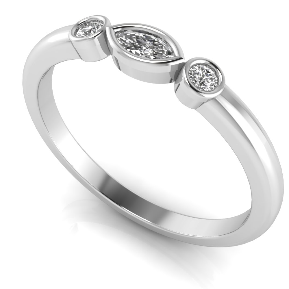 Three Stone Eye Tiara Band